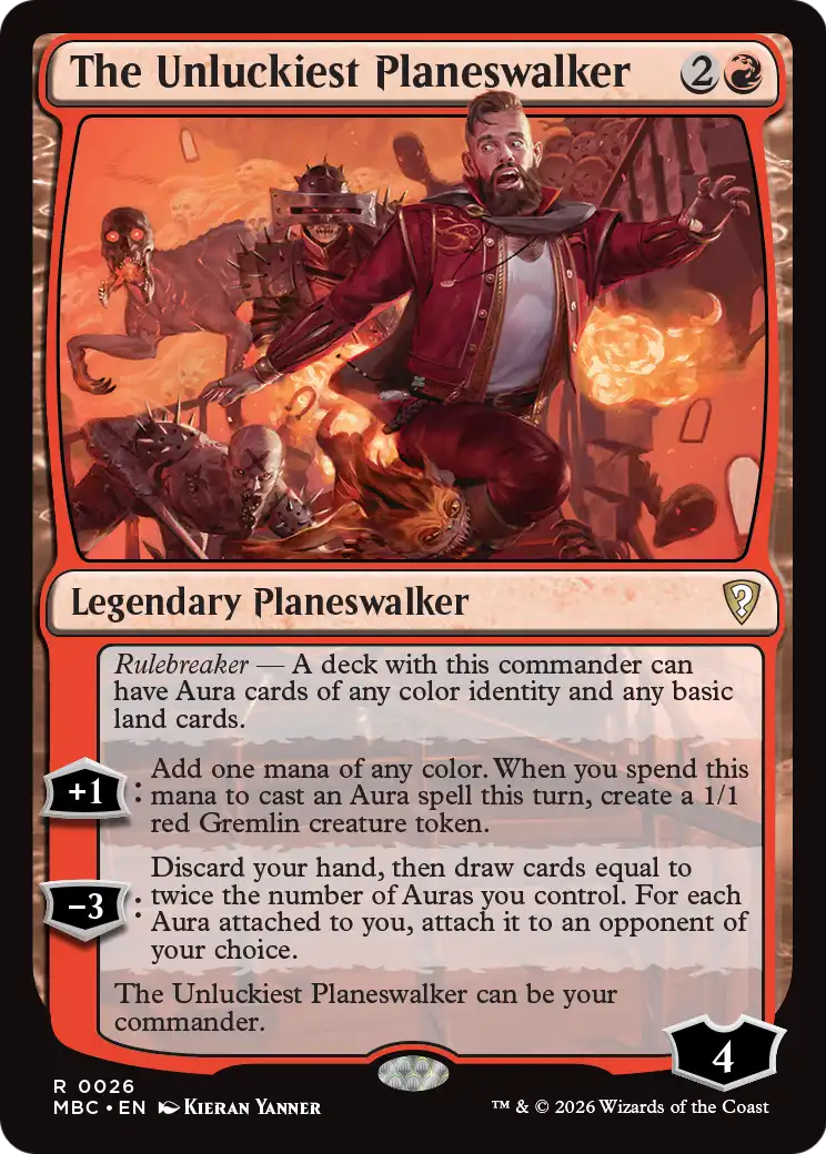 The Unluckiest Planeswalker [Mystery Booster: Commander Edition] | Boutique FDB TCG