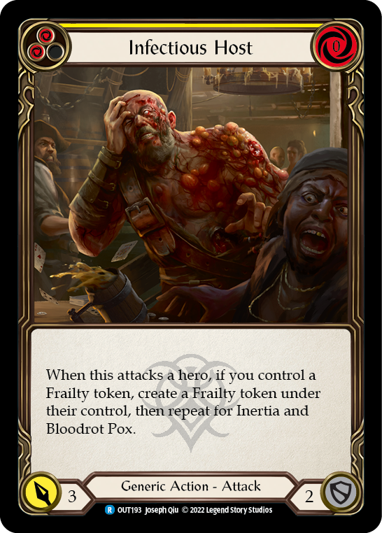 Infectious Host (Yellow) [OUT193] (Outsiders) | Boutique FDB TCG