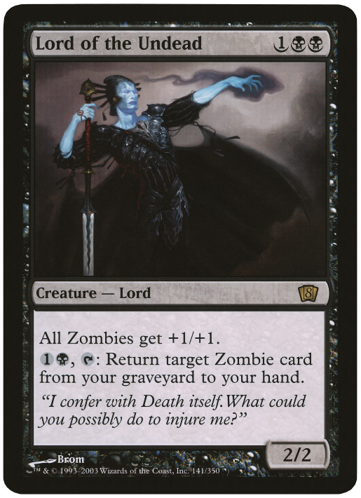 Lord of the Undead (Oversized) [Eighth Edition Box Topper] | Boutique FDB TCG