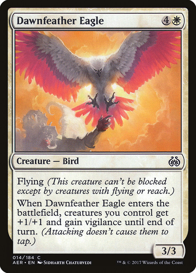 Dawnfeather Eagle (Intro Pack) [Aether Revolt Promos] | Boutique FDB TCG