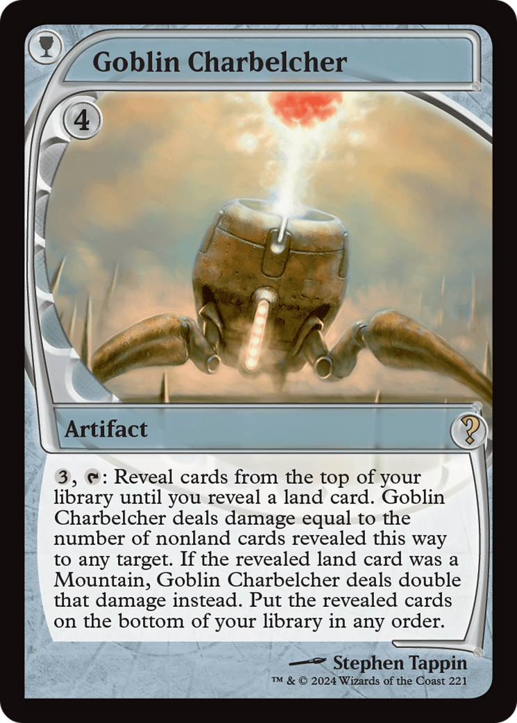 Goblin Charbelcher (Future Sight) [Mystery Booster 2] | Boutique FDB TCG