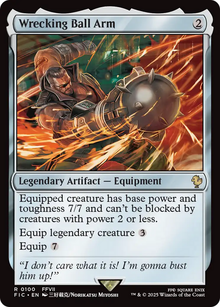 Wrecking Ball Arm [FINAL FANTASY Commander] | Boutique FDB TCG