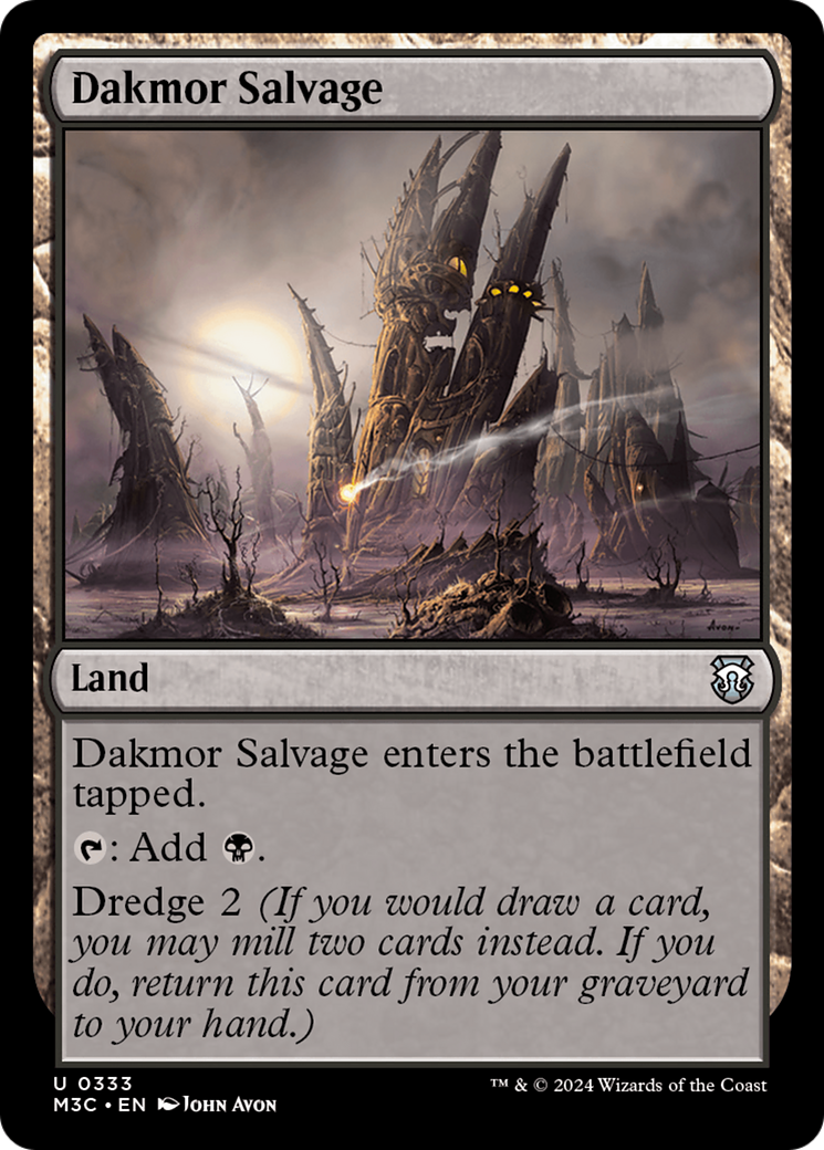Dakmor Salvage (Ripple Foil) [Modern Horizons 3 Commander] | Boutique FDB TCG
