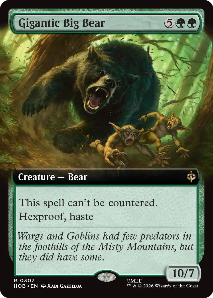 Gigantic Big Bear (Extended Art) [The Hobbit] | Boutique FDB TCG