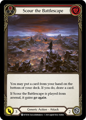 Scour the Battlescape (Red) [U-WTR194] (Welcome to Rathe Unlimited)  Unlimited Rainbow Foil | Boutique FDB TCG