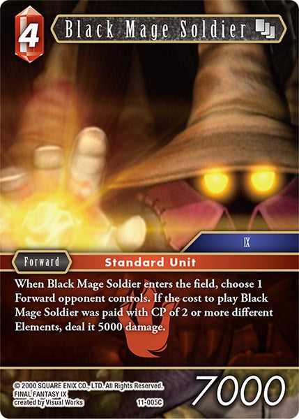 Black Mage Soldier [Opus XI] | Boutique FDB TCG