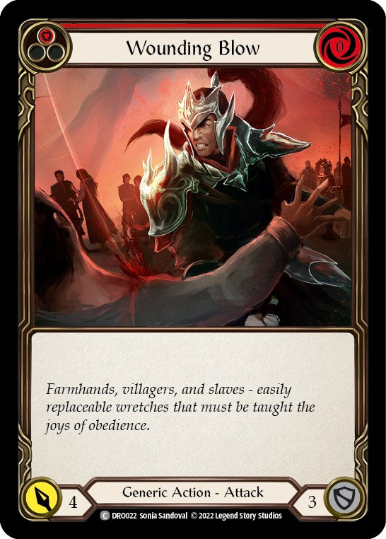 Wounding Blow [DRO022] (Uprising Dromai Blitz Deck) | Boutique FDB TCG