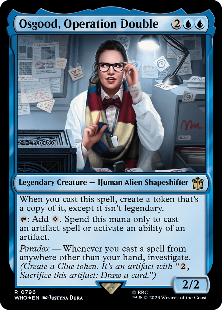 Osgood, Operation Double (Surge Foil) [Doctor Who] | Boutique FDB TCG