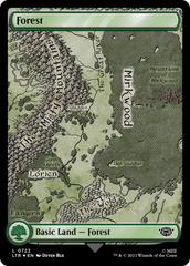 Forest (0722) (Surge Foil) [The Lord of the Rings: Tales of Middle-Earth] | Boutique FDB TCG