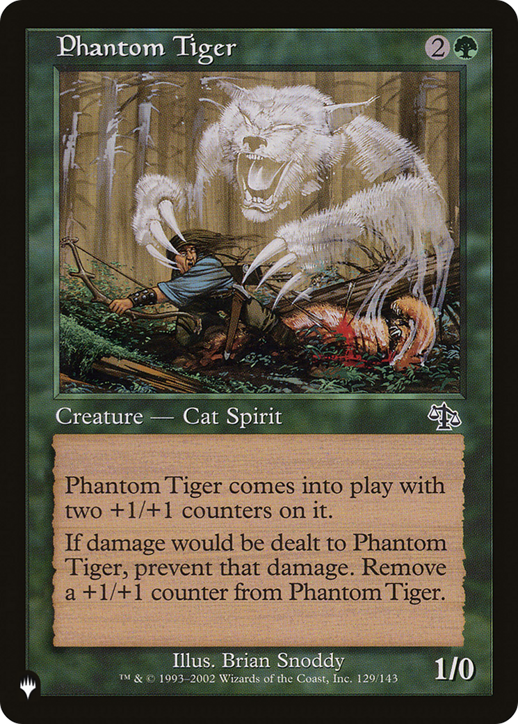 Phantom Tiger [The List Reprints] | Boutique FDB TCG