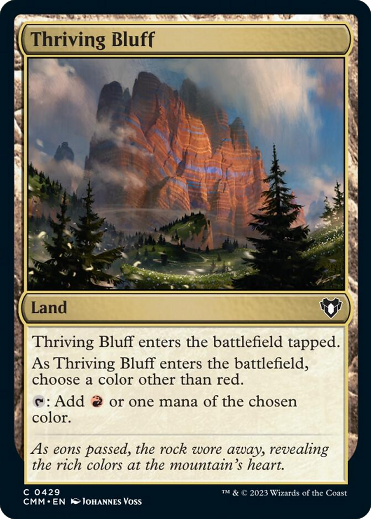 Thriving Bluff [Commander Masters] | Boutique FDB TCG