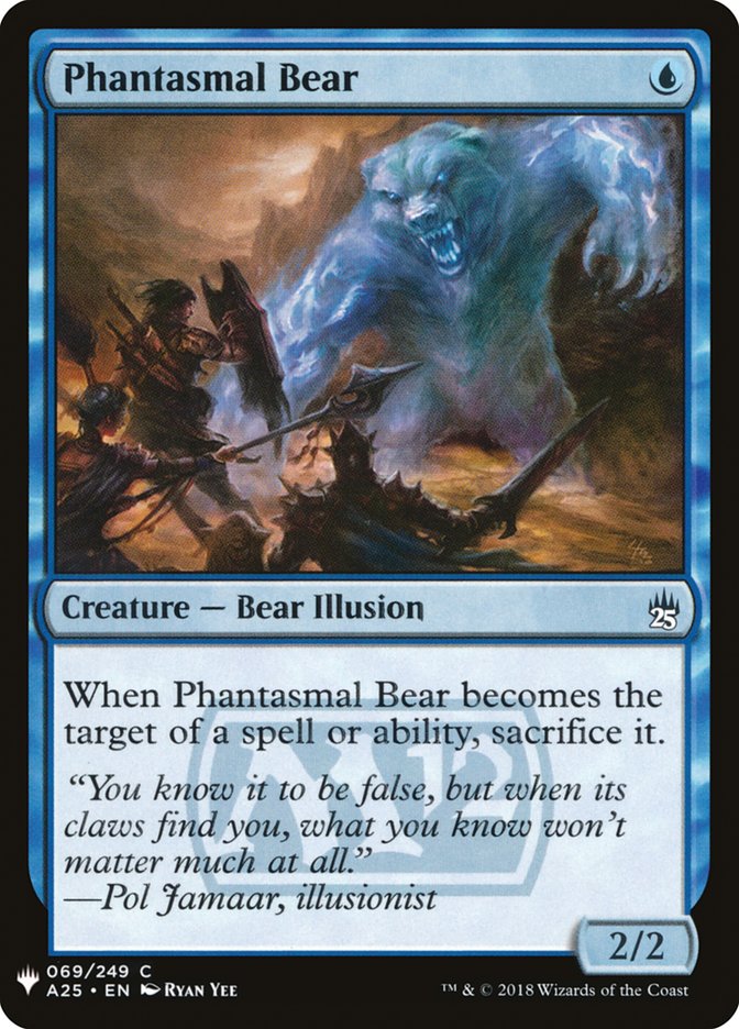 Phantasmal Bear [Mystery Booster] | Boutique FDB TCG