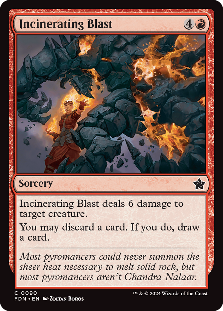 Incinerating Blast [Foundations] | Boutique FDB TCG