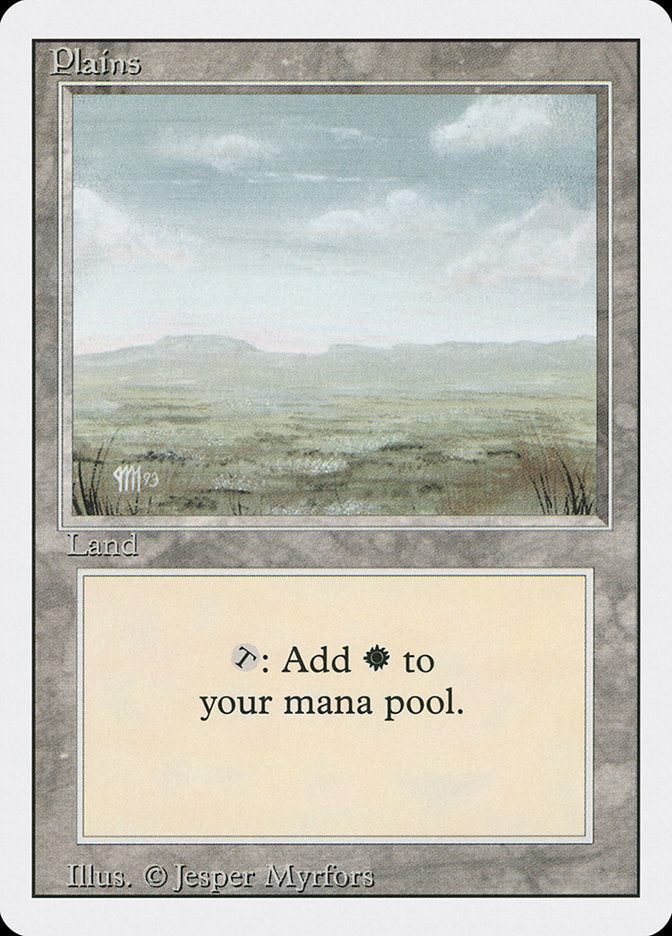Plains (Signature on Left) [Revised Edition] | Boutique FDB TCG