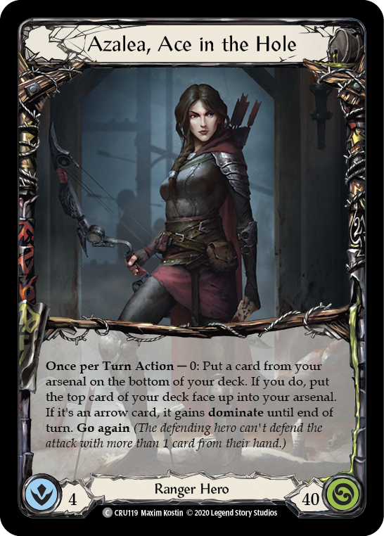 Azalea, Ace in the Hole [CRU119] (Crucible of War)  1st Edition Normal | Boutique FDB TCG