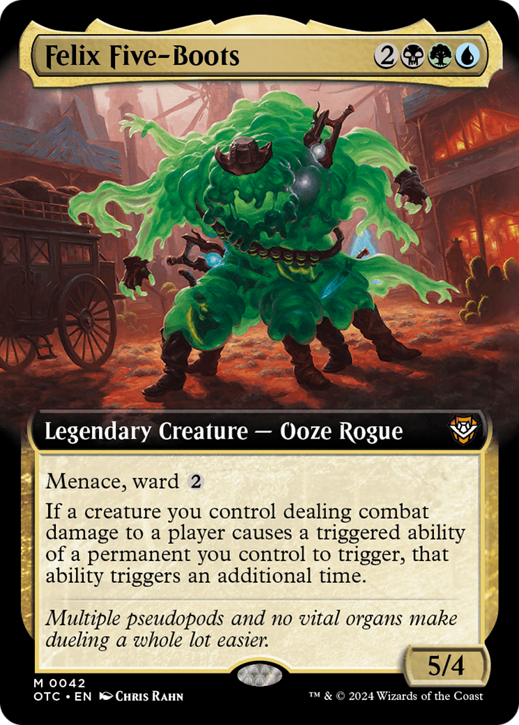 Felix Five-Boots (Extended Art) [Outlaws of Thunder Junction Commander] | Boutique FDB TCG