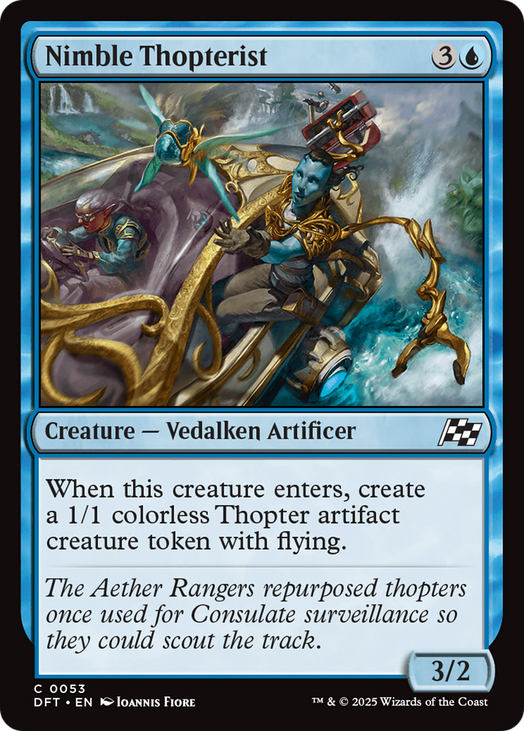 Nimble Thopterist [Aetherdrift] | Boutique FDB TCG