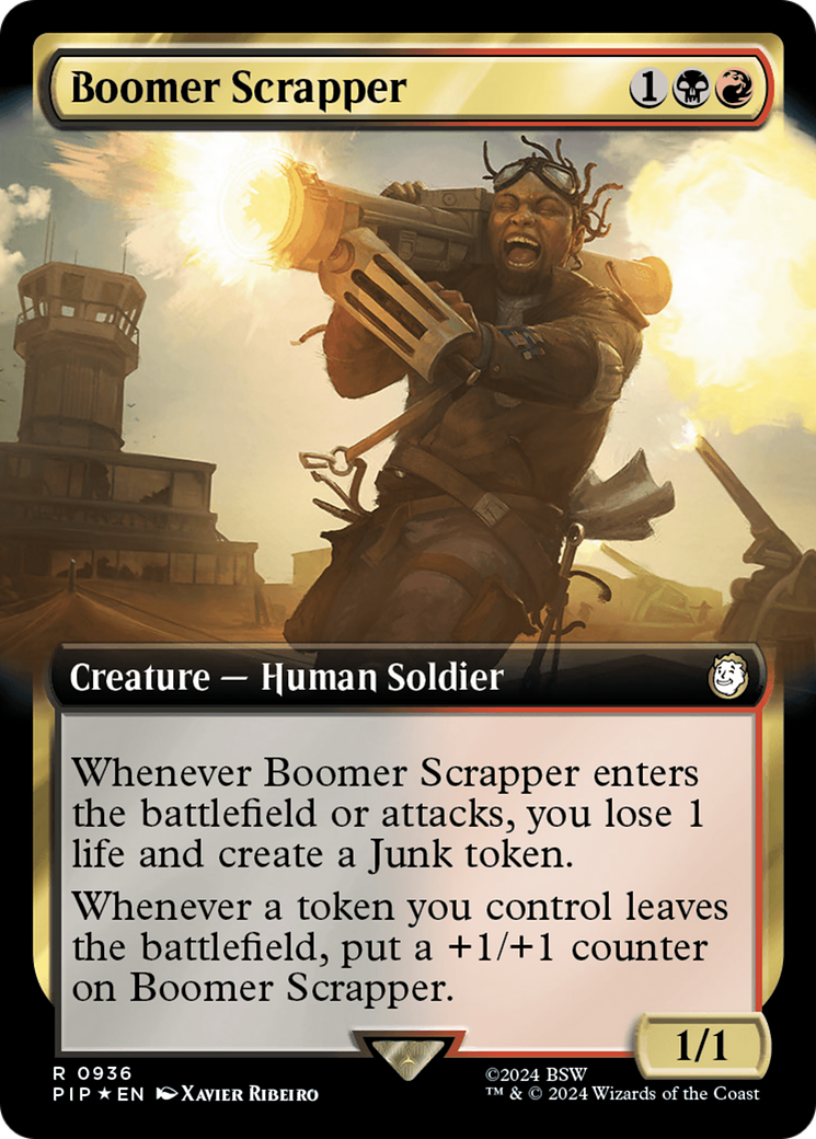 Boomer Scrapper (Extended Art) (Surge Foil) [Fallout] | Boutique FDB TCG