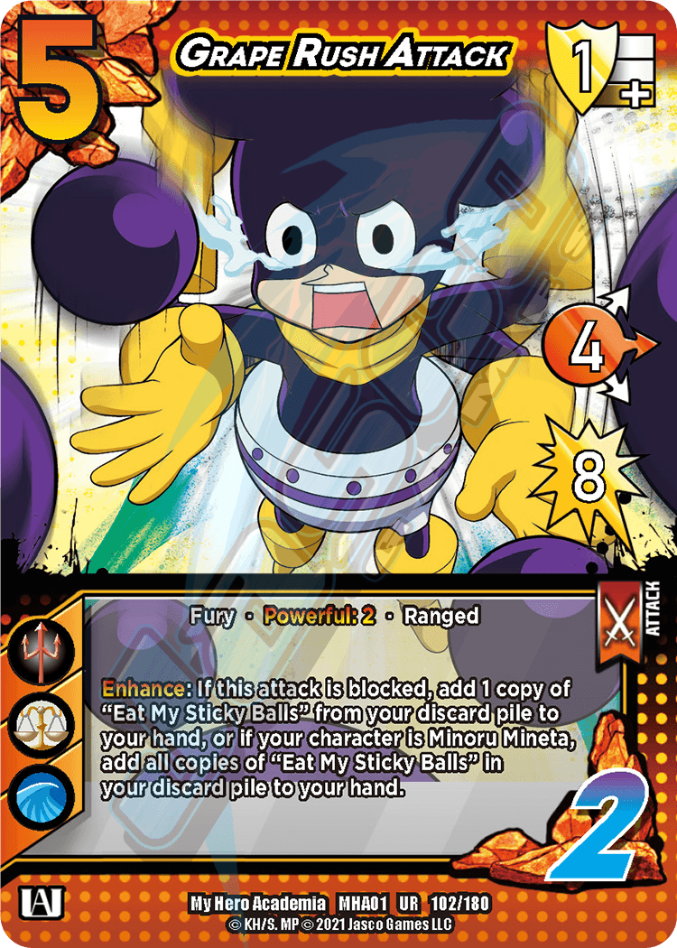 Grape Rush Attack [Series 1 Unlimited] | Boutique FDB TCG