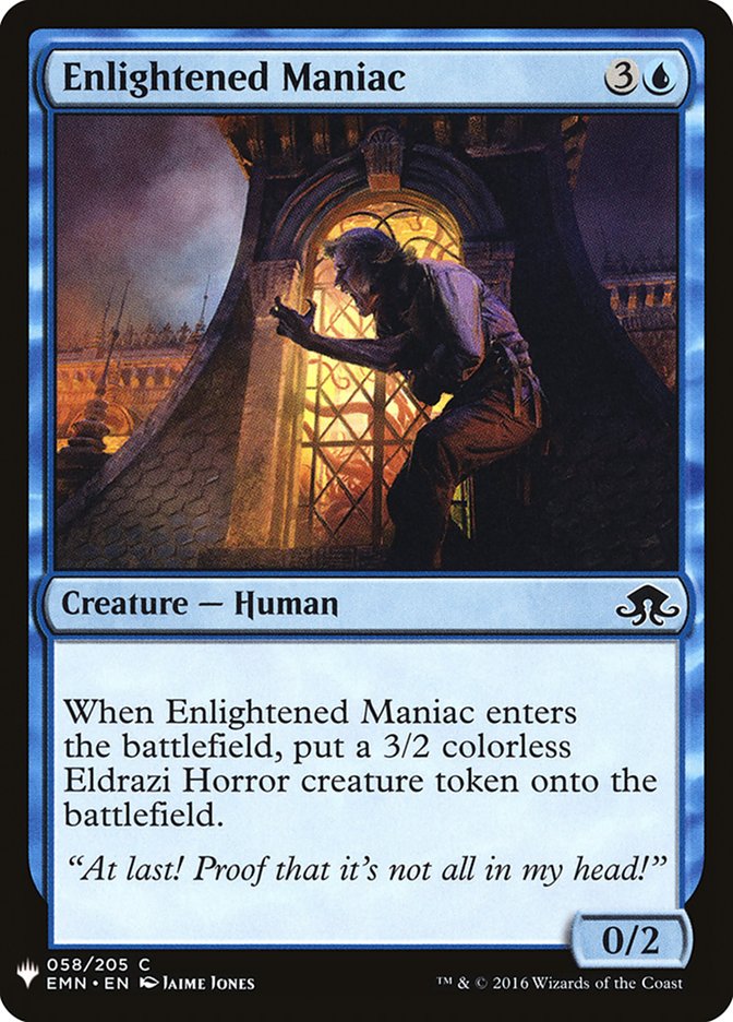 Enlightened Maniac [Mystery Booster] | Boutique FDB TCG