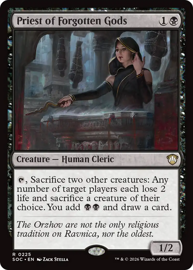 Priest of Forgotten Gods [Secrets of Strixhaven Commander] | Boutique FDB TCG
