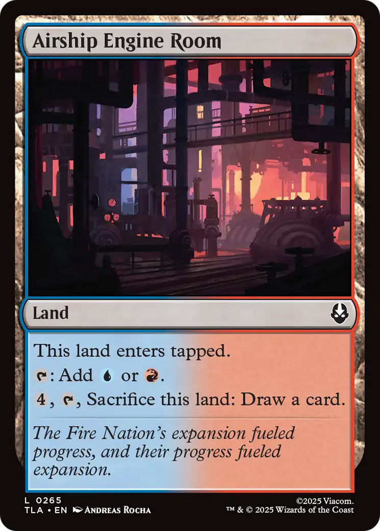 Airship Engine Room [Avatar: The Last Airbender] | Boutique FDB TCG