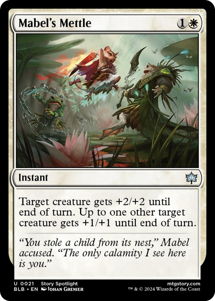 Mabel's Mettle [Bloomburrow] | Boutique FDB TCG