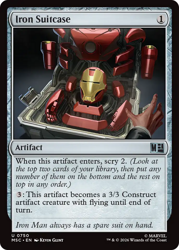 Iron Suitcase [Marvel Super Heroes Commander] | Boutique FDB TCG