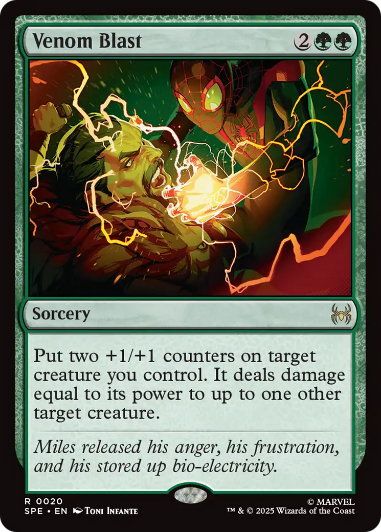 Venom Blast [Marvel's Spider-Man: Eternal-Legal] | Boutique FDB TCG