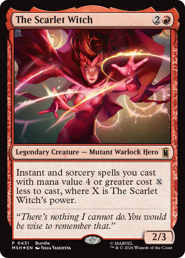 The Scarlet Witch (Bundle) [Marvel Super Heroes Promos] | Boutique FDB TCG