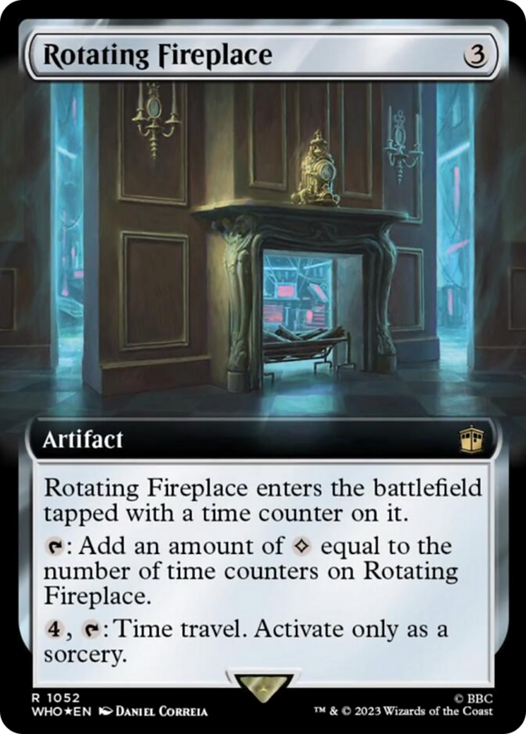 Rotating Fireplace (Extended Art) (Surge Foil) [Doctor Who] | Boutique FDB TCG