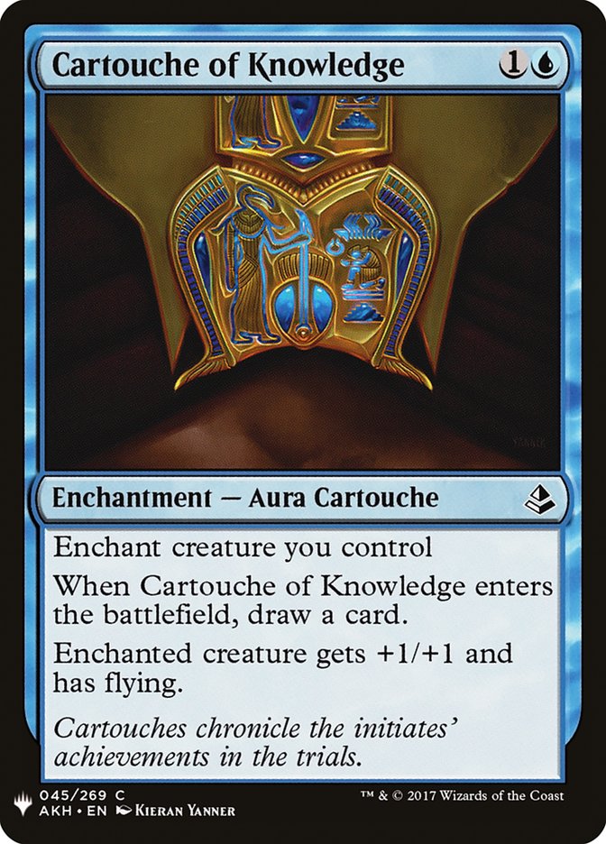 Cartouche of Knowledge [Mystery Booster] | Boutique FDB TCG