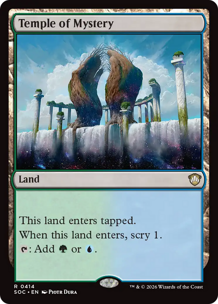 Temple of Mystery [Secrets of Strixhaven Commander] | Boutique FDB TCG