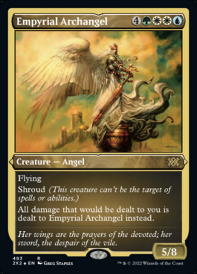 Empyrial Archangel (Foil Etched) [Double Masters 2022] | Boutique FDB TCG