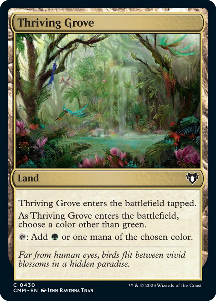 Thriving Grove [Commander Masters] | Boutique FDB TCG