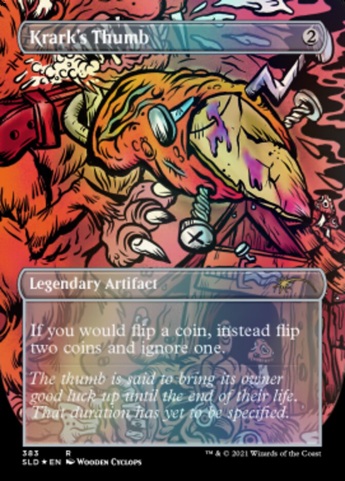 Krark's Thumb // Krark's Thumb (Borderless) [Secret Lair Drop Series] | Boutique FDB TCG