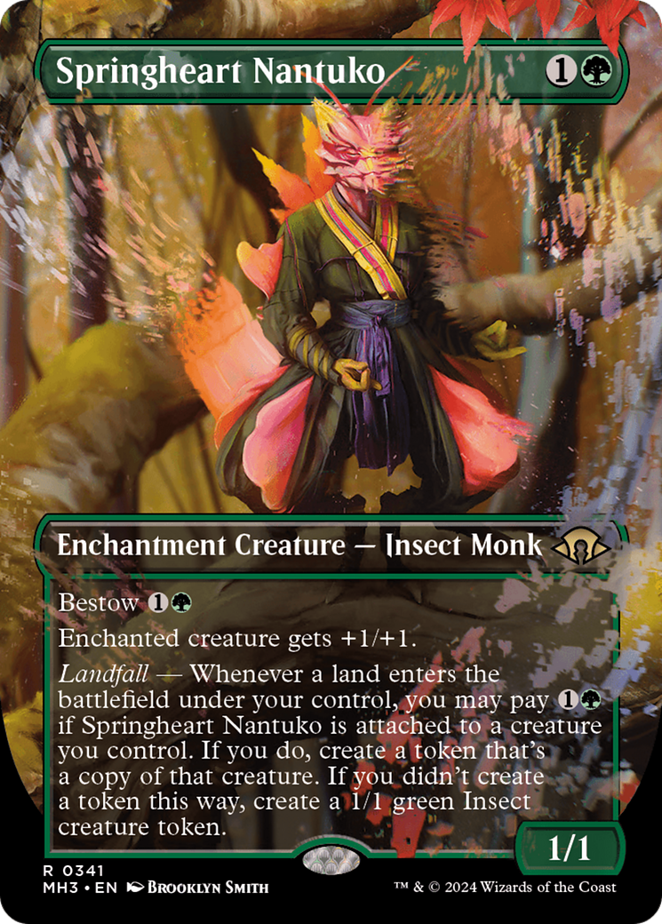 Springheart Nantuko (Borderless) [Modern Horizons 3] | Boutique FDB TCG