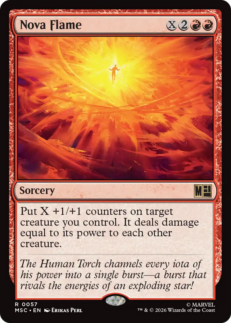 Nova Flame [Marvel Super Heroes Commander] | Boutique FDB TCG