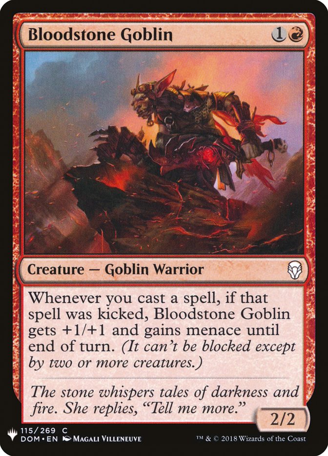 Bloodstone Goblin [Mystery Booster] | Boutique FDB TCG