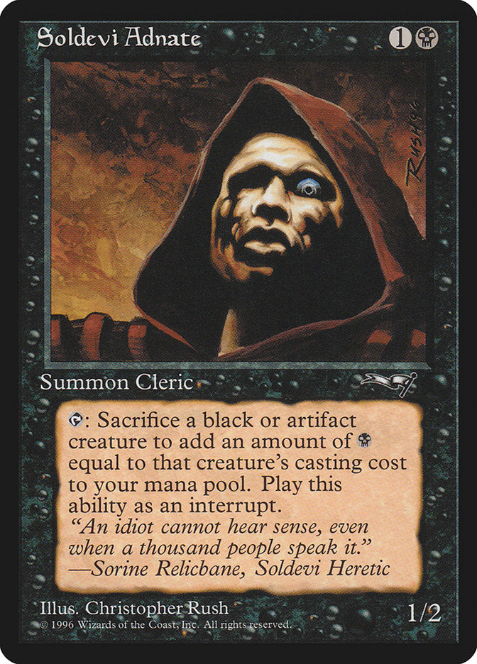Soldevi Adnate (One Eye) [Alliances] | Boutique FDB TCG