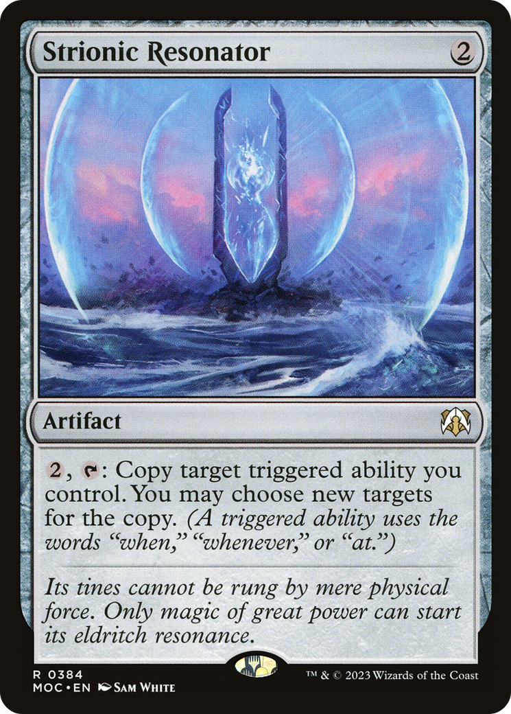 Strionic Resonator [March of the Machine Commander] | Boutique FDB TCG