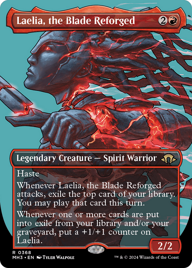 Laelia, the Blade Reforged (Borderless) [Modern Horizons 3] | Boutique FDB TCG