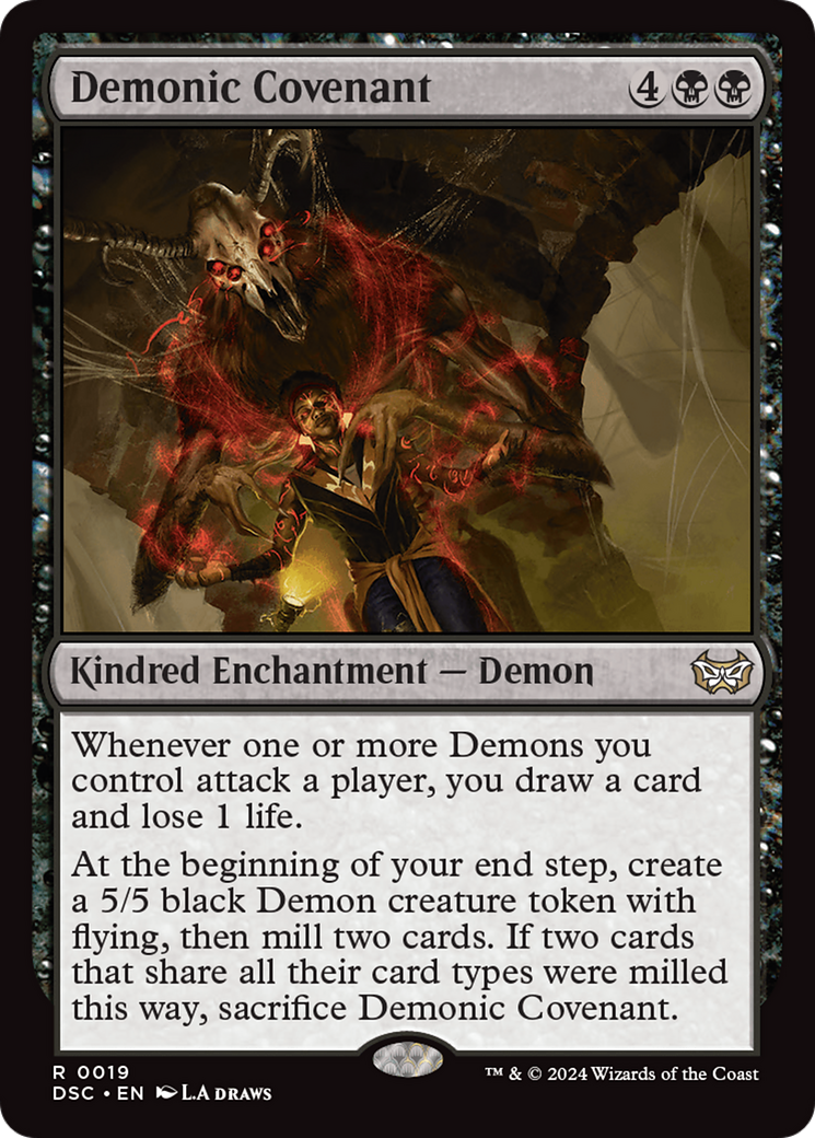 Demonic Covenant [Duskmourn: House of Horror Commander] | Boutique FDB TCG