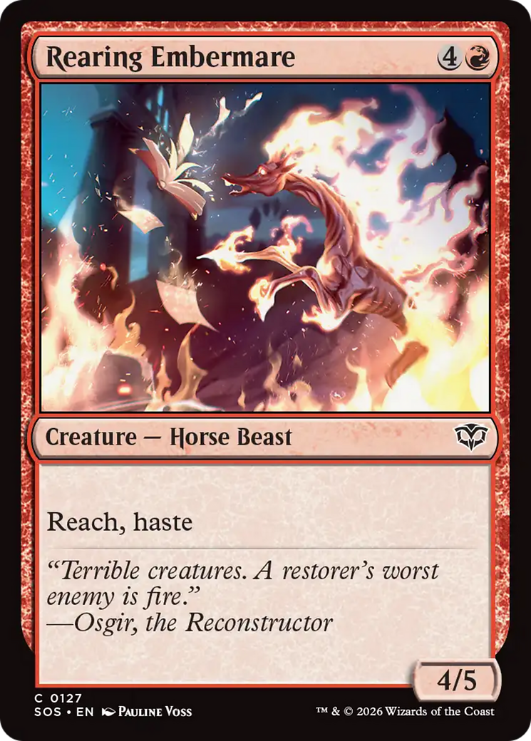 Rearing Embermare [Secrets of Strixhaven] | Boutique FDB TCG
