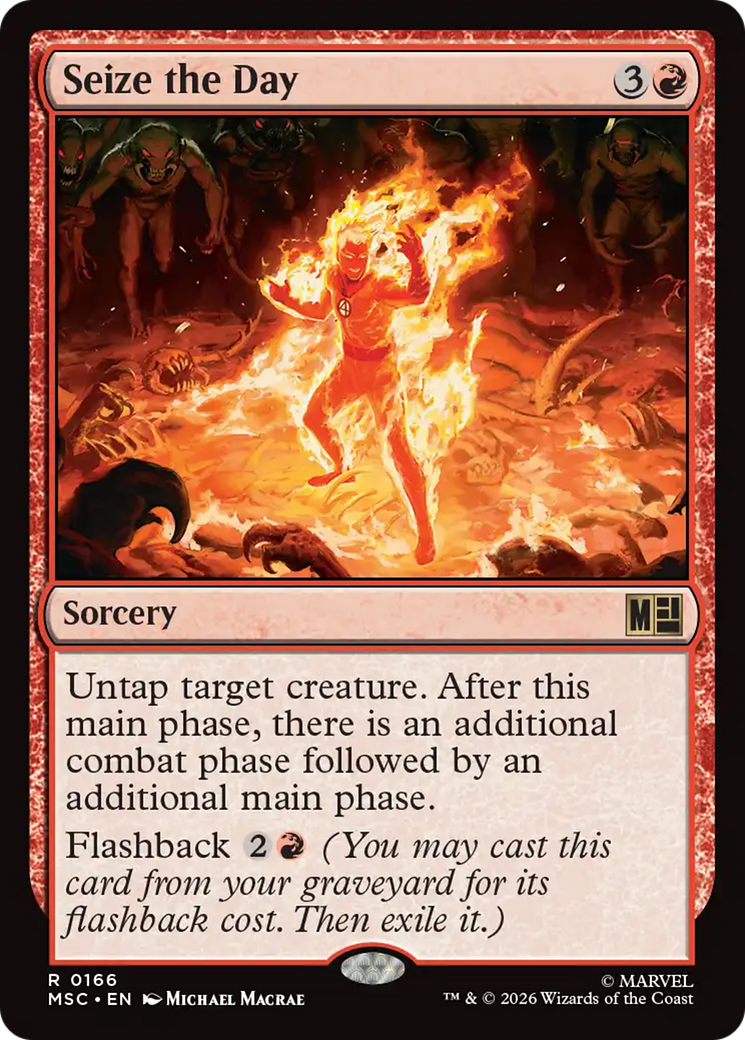 Seize the Day (Surge Foil) [Marvel Super Heroes Commander] | Boutique FDB TCG