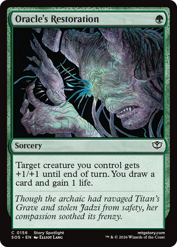 Oracle's Restoration [Secrets of Strixhaven] | Boutique FDB TCG