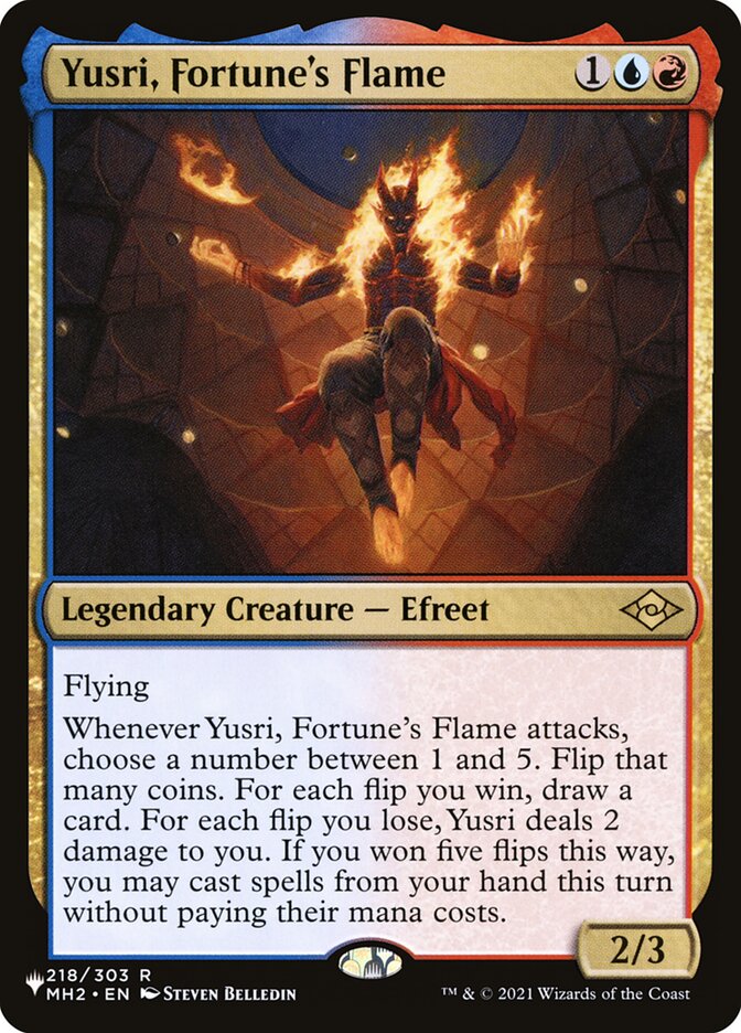 Yusri, Fortune's Flame [Secret Lair: Heads I Win, Tails You Lose] | Boutique FDB TCG