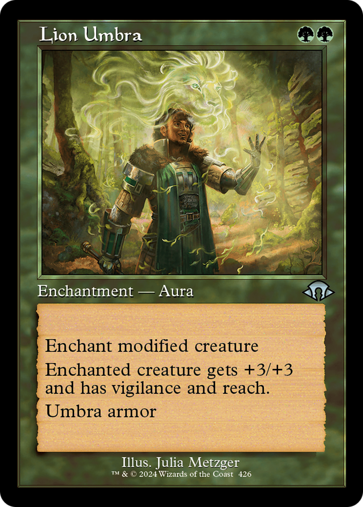 Lion Umbra (Retro Frame) [Modern Horizons 3] | Boutique FDB TCG