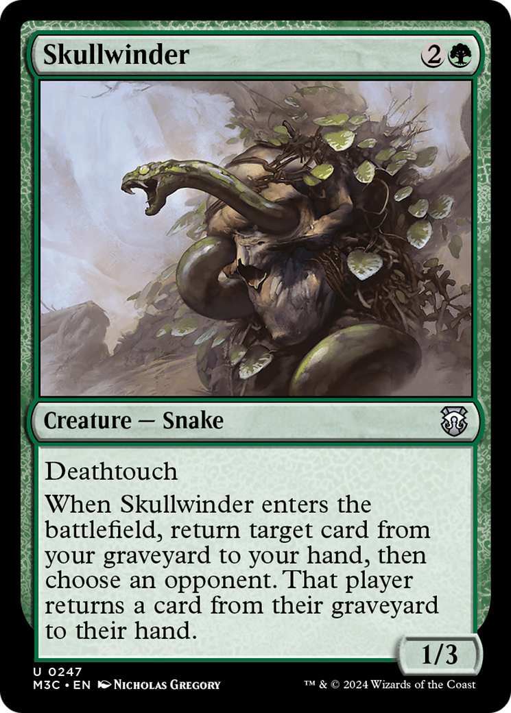 Skullwinder (Ripple Foil) [Modern Horizons 3 Commander] | Boutique FDB TCG