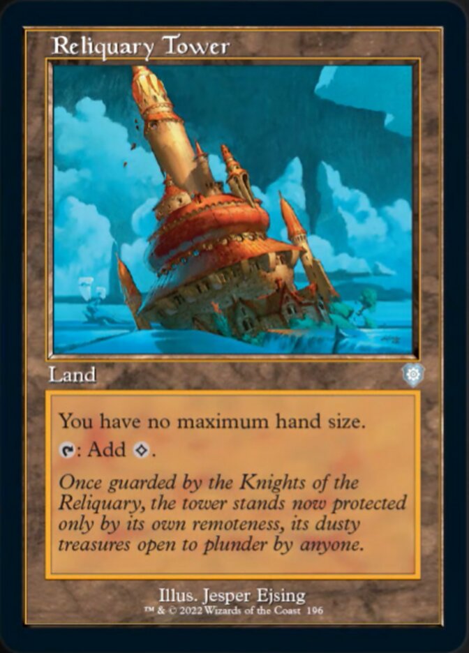 Reliquary Tower (Retro) [The Brothers' War Commander] | Boutique FDB TCG